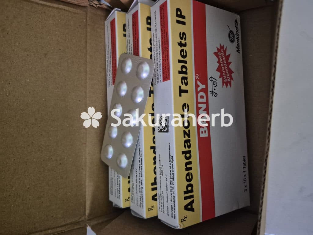후기 - 반디 (알벤다졸 Albendazole 400mg)