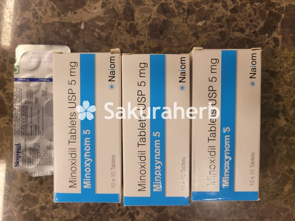 후기 - 미녹시넘 5 ( 미녹시딜 Minoxidil 5mg )