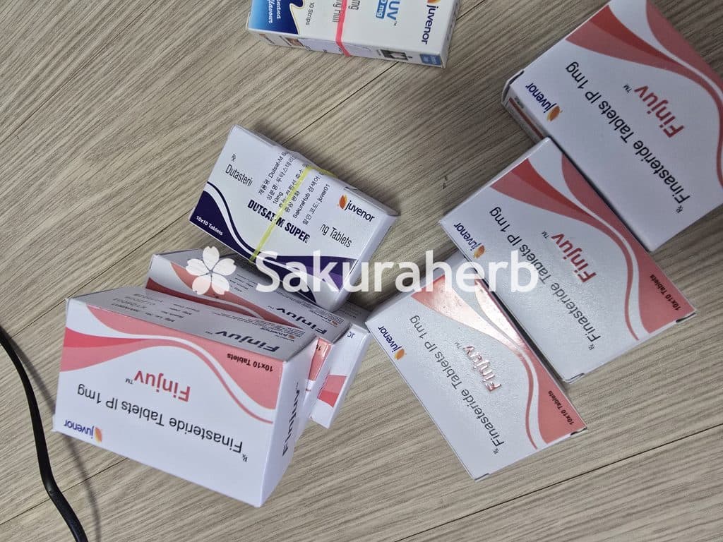 후기 - 핀주브 (피나스테리드 Finasteride 1mg)*1400정은 지인과 함께 구매*