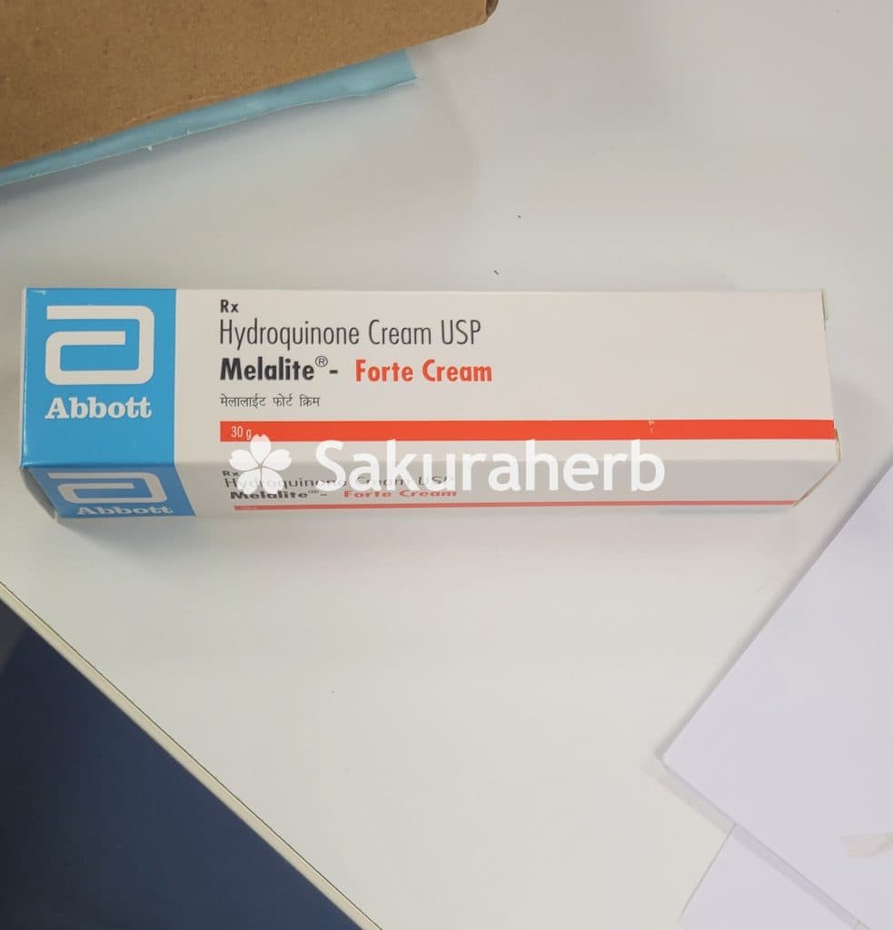 후기 - 하이드로퀴논 멜라라이트 포르테 크림 30g (하이드로퀴논 Hydroquinone 4%)
