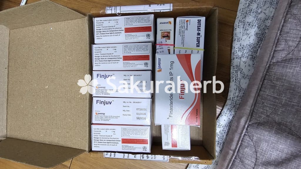 후기 - 핀주브 (피나스테리드 Finasteride 1mg)*1400정은 지인과 함께 구매*