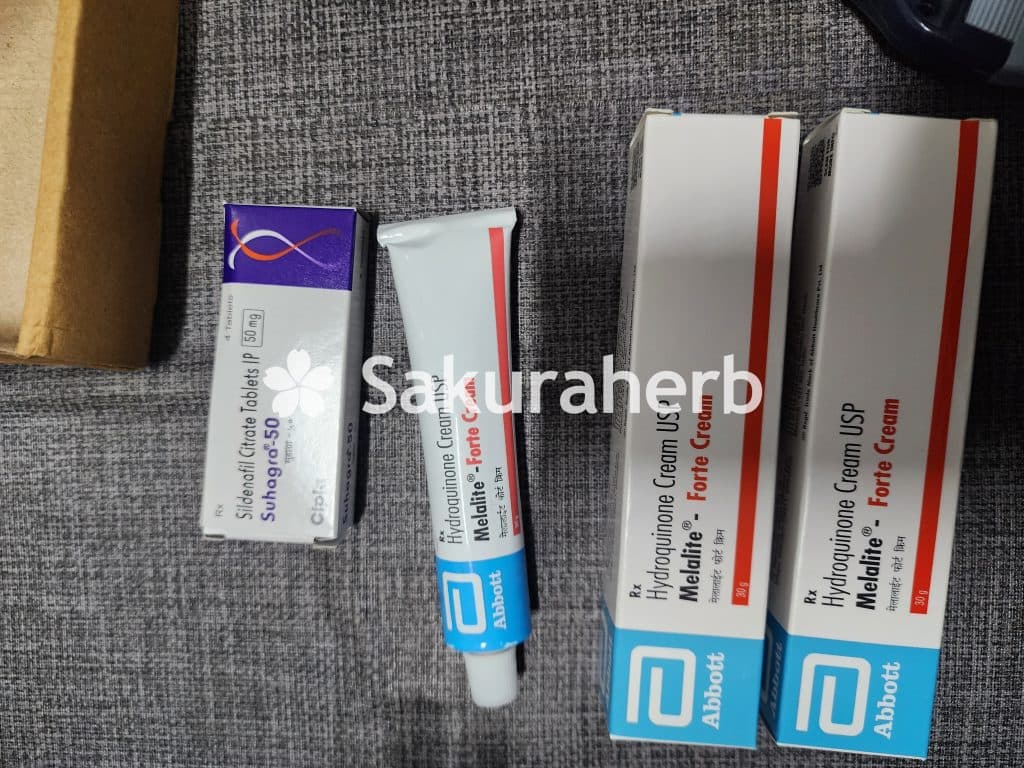 후기 - 하이드로퀴논 멜라라이트 포르테 크림 30g (하이드로퀴논 Hydroquinone 4%)
