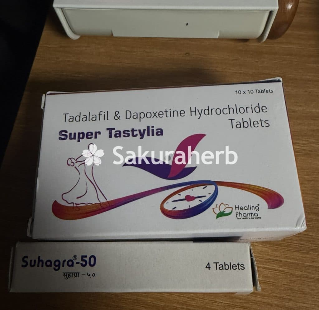 후기 - 슈퍼타스틸리아 (타다라필 Tadalafil 20mg +다폭세틴 Dapoxetine 60mg)