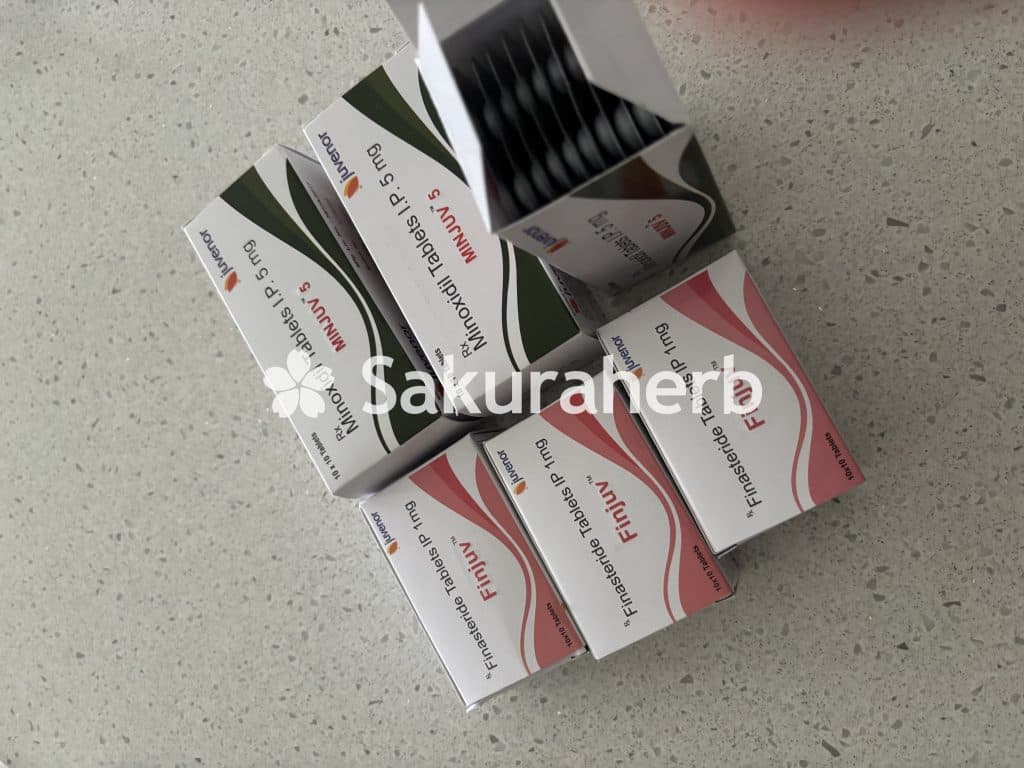 후기 - 핀주브 + 민주브 (피나스테리드 + 미녹시딜 Finasteride + Minoxidil 1mg 5mg)