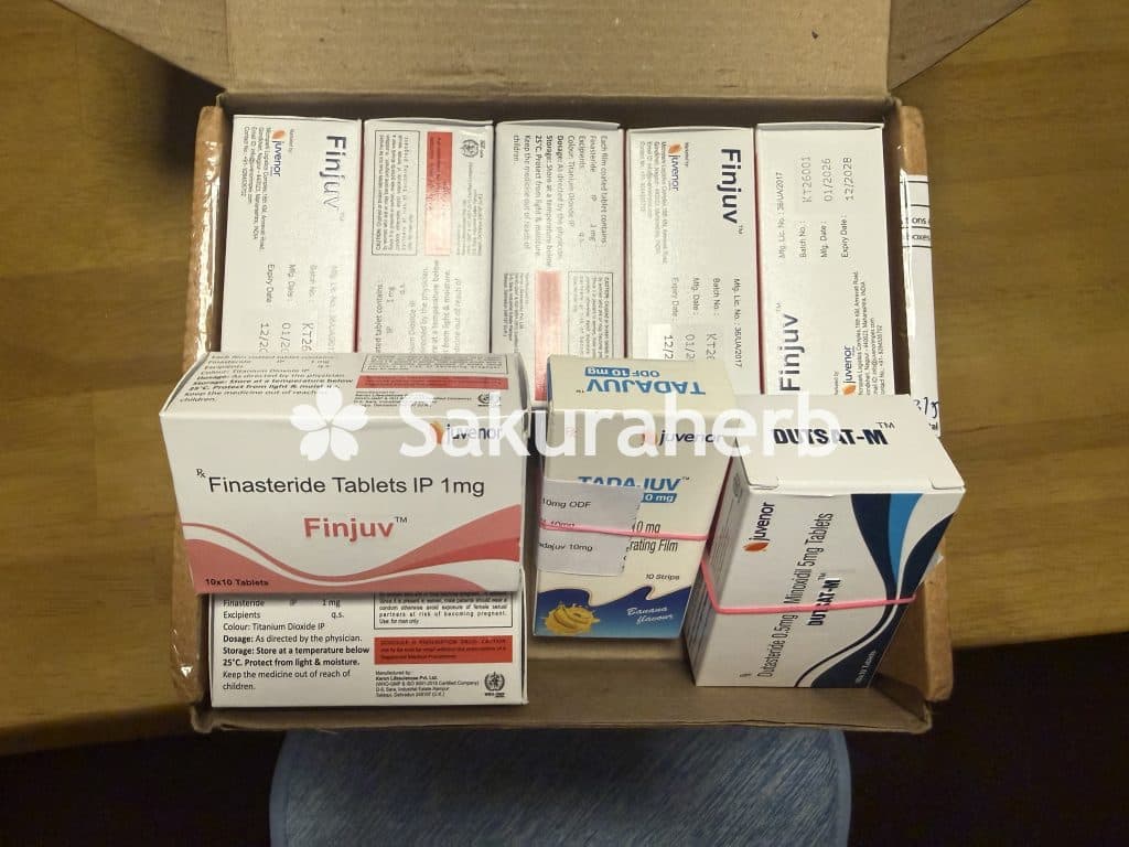 후기 - 핀주브 (피나스테리드 Finasteride 1mg)*1400정은 지인과 함께 구매*