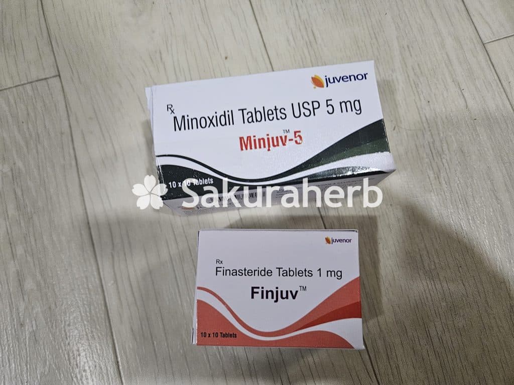 후기 - 핀주브 + 민주브 (피나스테리드 + 미녹시딜 Finasteride + Minoxidil 1mg 5mg)