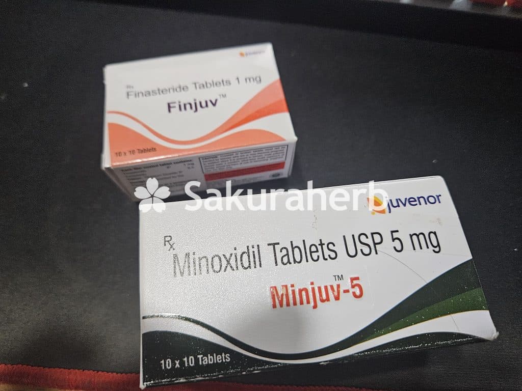 후기 - 핀주브 + 민주브 (피나스테리드 + 미녹시딜 Finasteride + Minoxidil 1mg 5mg)