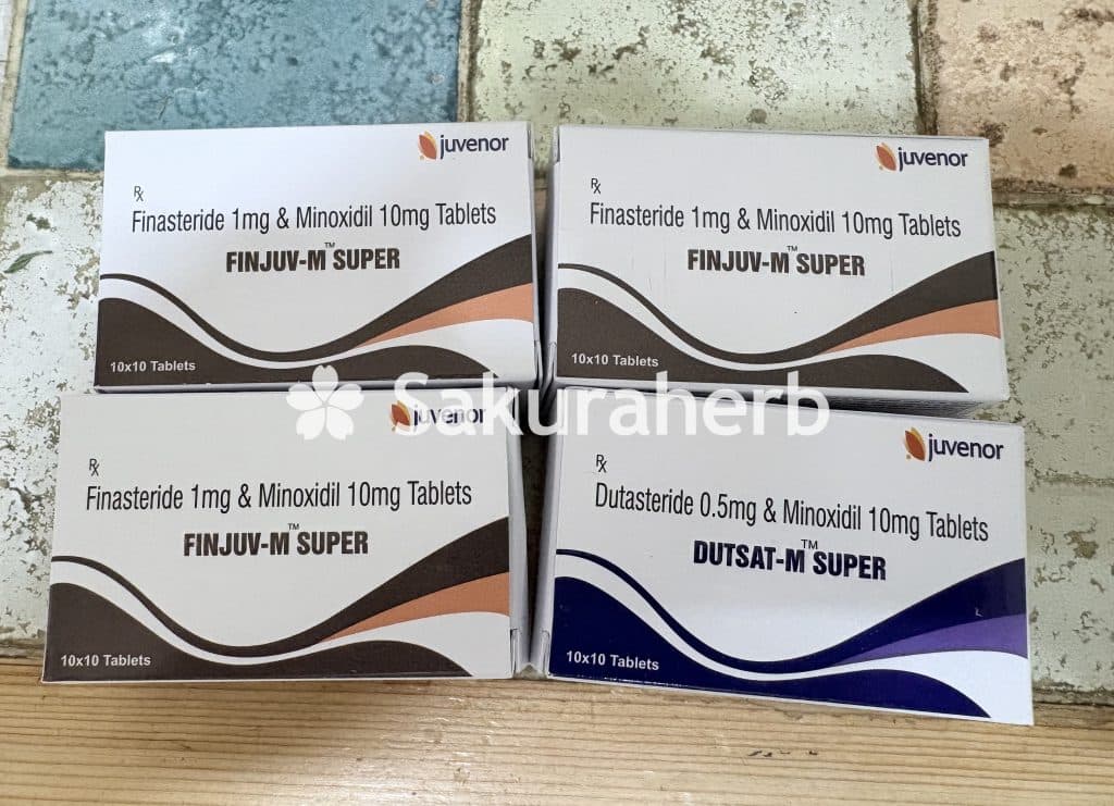 후기 - 핀주브-M SUPER ( Finasteride 피나스테리드 1mg + Minoxidil 미녹시딜 10mg )