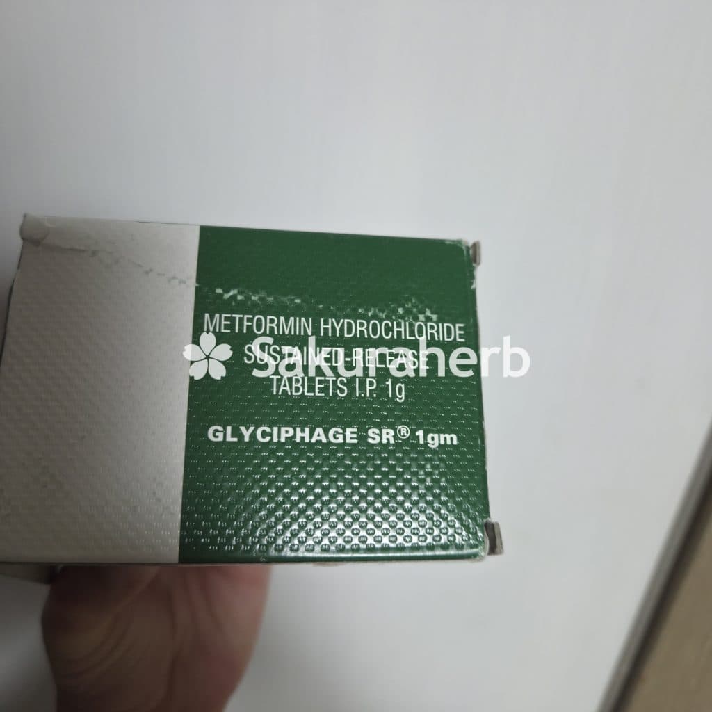 후기 - 글리시파지 SR 1000mg (메트포르민 Metformin Hydrochloride 1000mg)