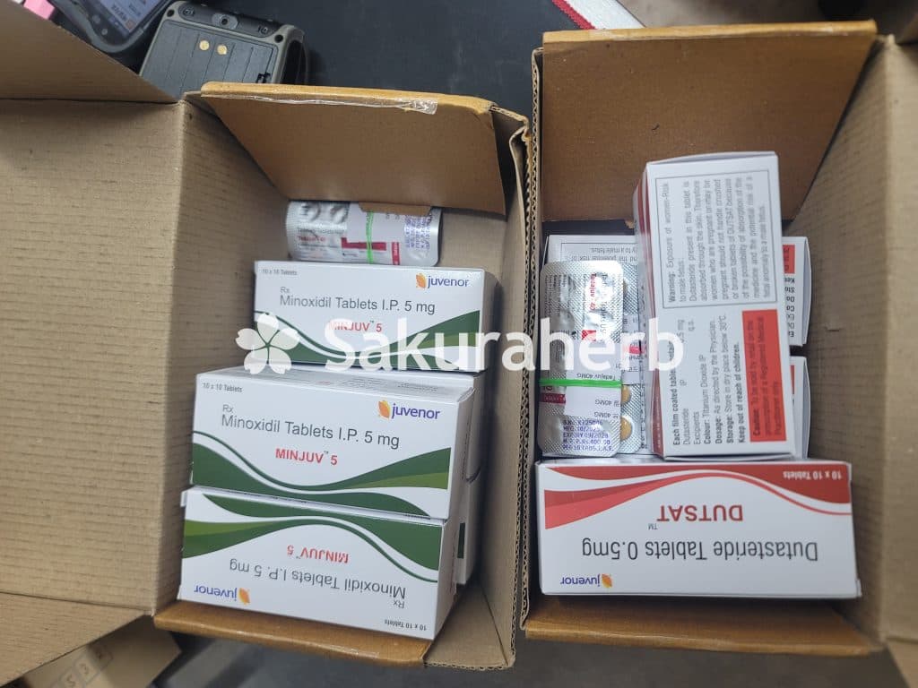 후기 - 두사트 +민주브 5 (두타스테리드 Dutasteride 0.5mg + 미녹시딜 Minoxidil 5mg)