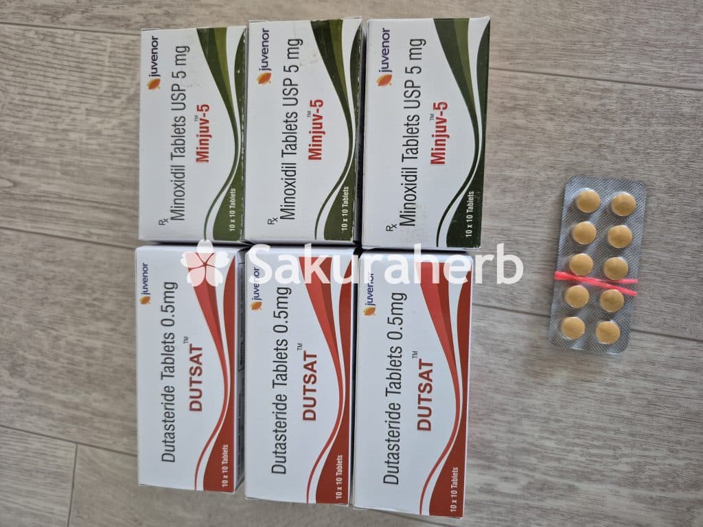 후기 - 두사트 +민주브 5 (두타스테리드 Dutasteride 0.5mg + 미녹시딜 Minoxidil 5mg)
