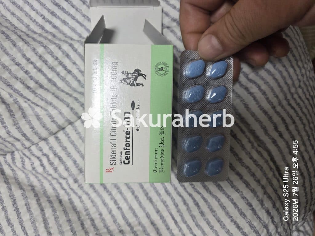 후기 - 센포스 100 (구연산 실데나필 Sildenafil Citrate 100mg)