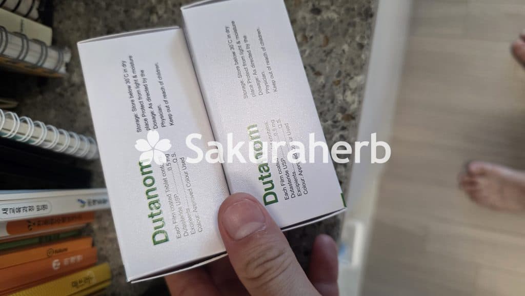 후기 - 두타놈 (두타스테리드 Dutasteride 0.5mg)