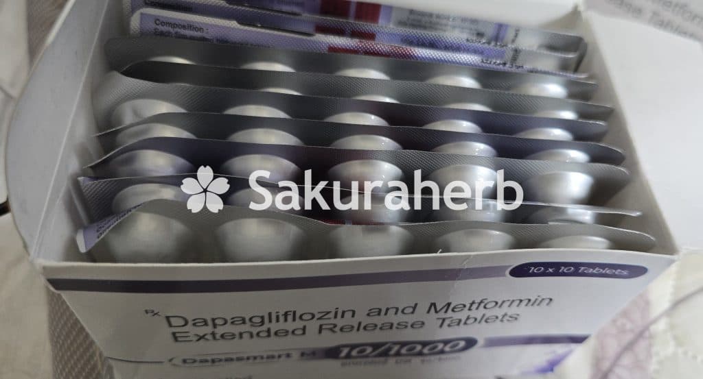 후기 - 다파스마트 M 10/1000 (다파글리플로진 Dapagliflozin 10mg + 메트포르민 Metformin 1000mg)