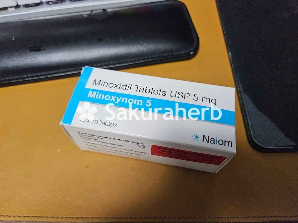후기 - finstorm box + minoxynom 5mg box