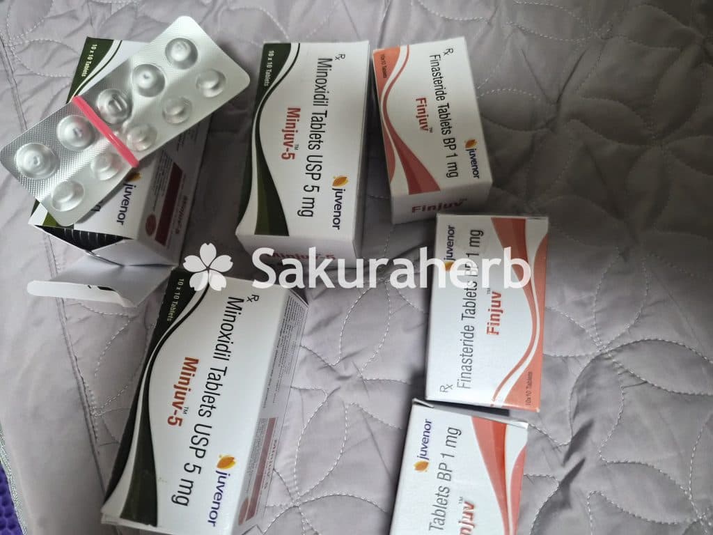 후기 - 핀주브 + 민주브 (피나스테리드 + 미녹시딜 Finasteride + Minoxidil 1mg 5mg)