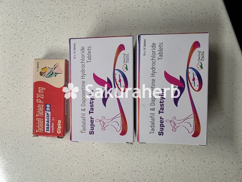 후기 - 슈퍼타스틸리아 (타다라필 Tadalafil 20mg +다폭세틴 Dapoxetine 60mg)