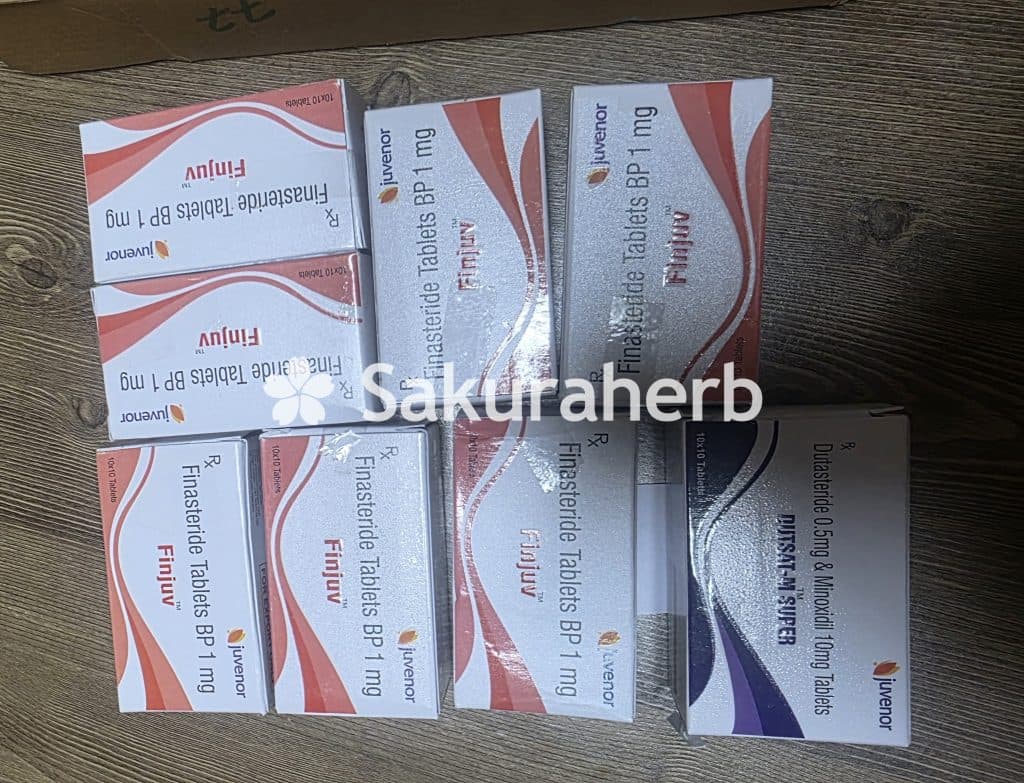 후기 - 핀주브 (피나스테리드 Finasteride 1mg)*1400정은 지인과 함께 구매*