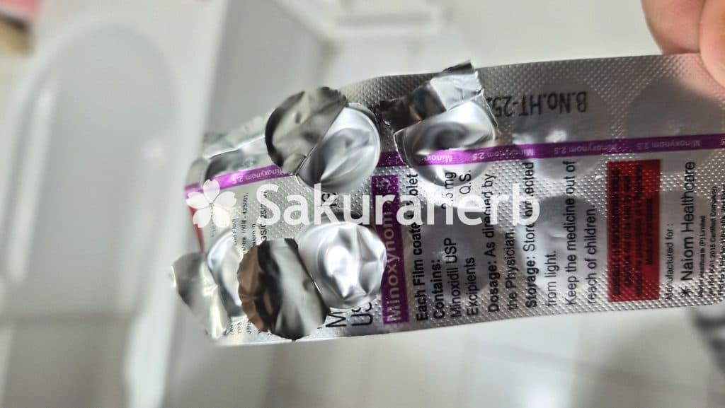 후기 - 미녹시넘 2.5 ( 미녹시딜 Minoxidil 2.5mg )