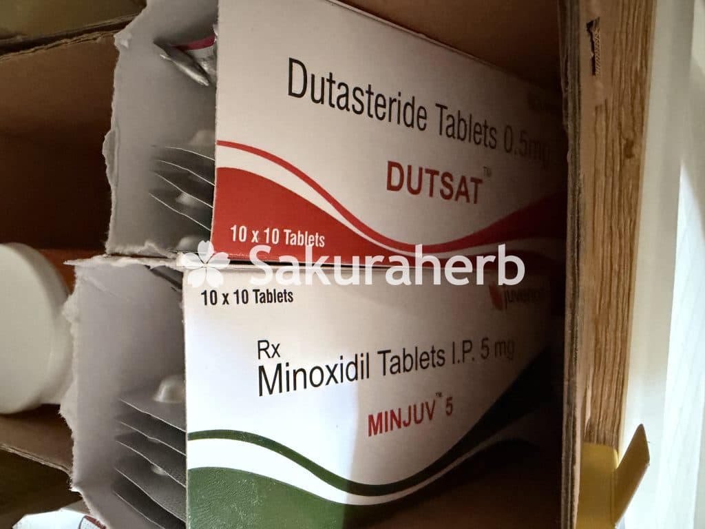 후기 - 두사트 +민주브 5 (두타스테리드 Dutasteride 0.5mg + 미녹시딜 Minoxidil 5mg)