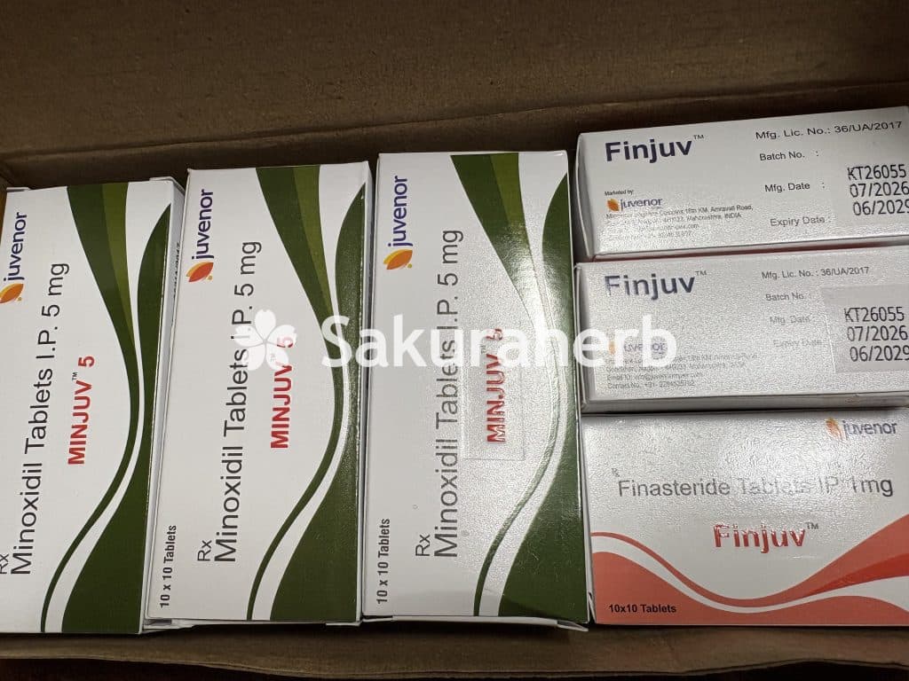 후기 - 핀주브 + 민주브 (피나스테리드 + 미녹시딜 Finasteride + Minoxidil 1mg 5mg)