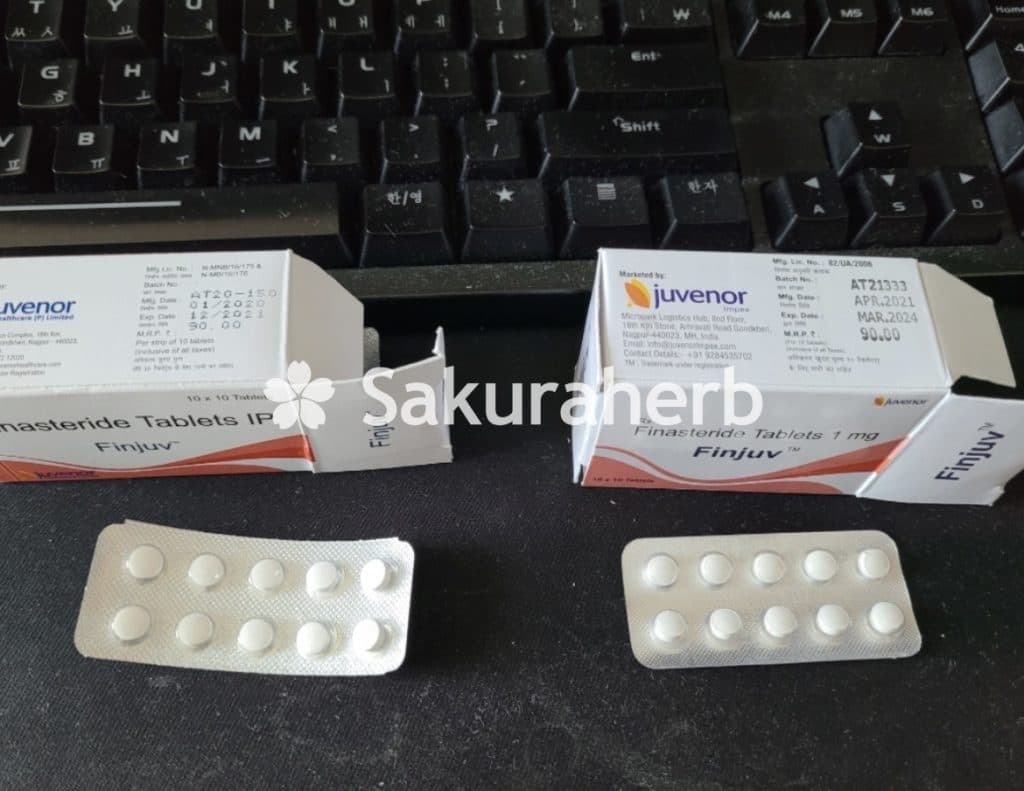 후기 - 핀주브 (피나스테리드 Finasteride 1mg)*1400정은 지인과 함께 구매*