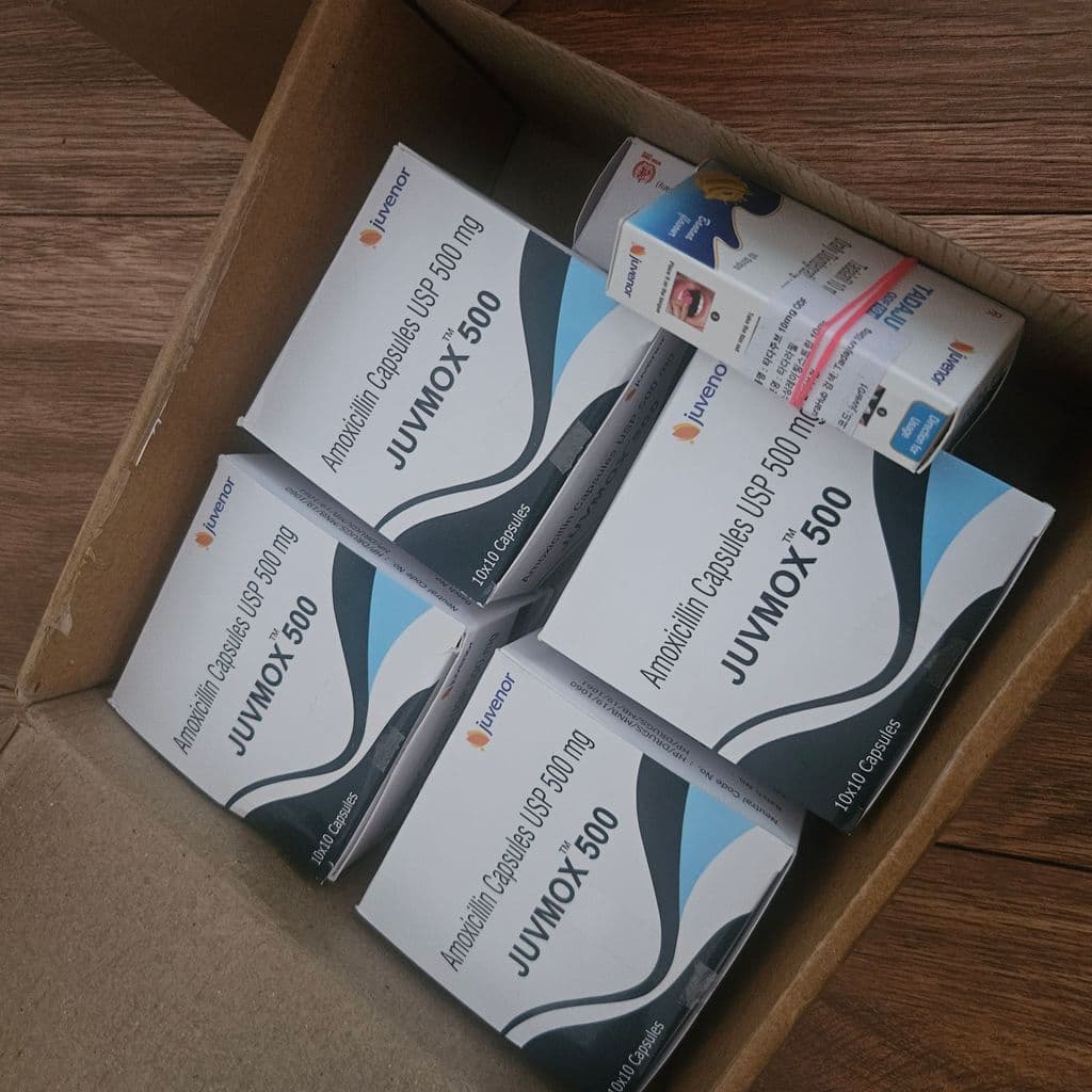 후기 - 주브목스 500 ( 아목시실린 Amoxicillin 500mg ) - 400정
