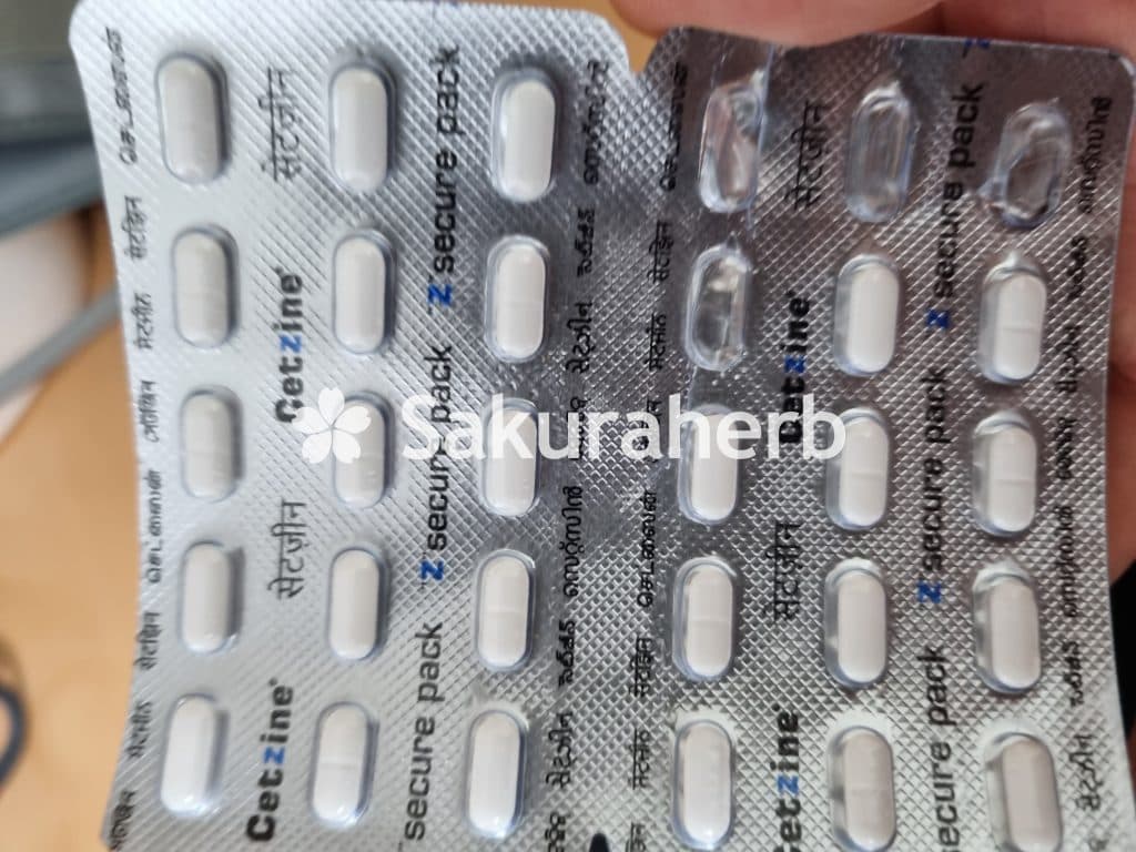 후기 - 쎄진 cetzine  ( 세티리진염산지르텍세노바 cetirizine hydrochloride 10mg )