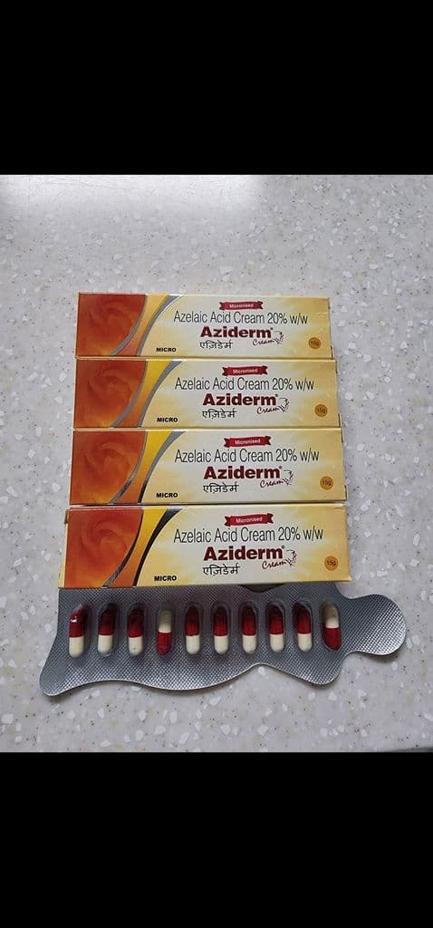 후기 - 아지데르 크림 20% (아젤라익산 azelaic acid 20%) - 4개