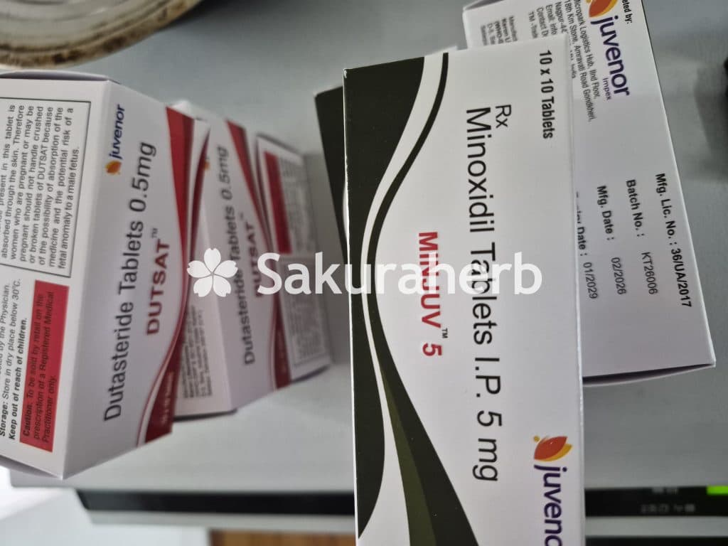 후기 - 두사트 +민주브 5 (두타스테리드 Dutasteride 0.5mg + 미녹시딜 Minoxidil 5mg)