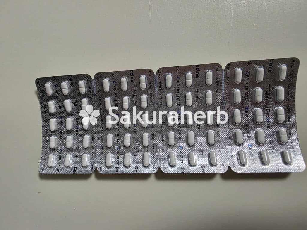 후기 - 쎄진 cetzine  ( 세티리진염산지르텍세노바 cetirizine hydrochloride 10mg )