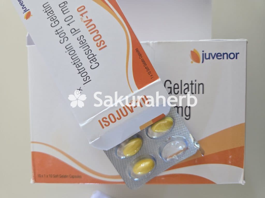후기 - 아이소주브 10 (이소트레티논 Isotretinoin 10mg)