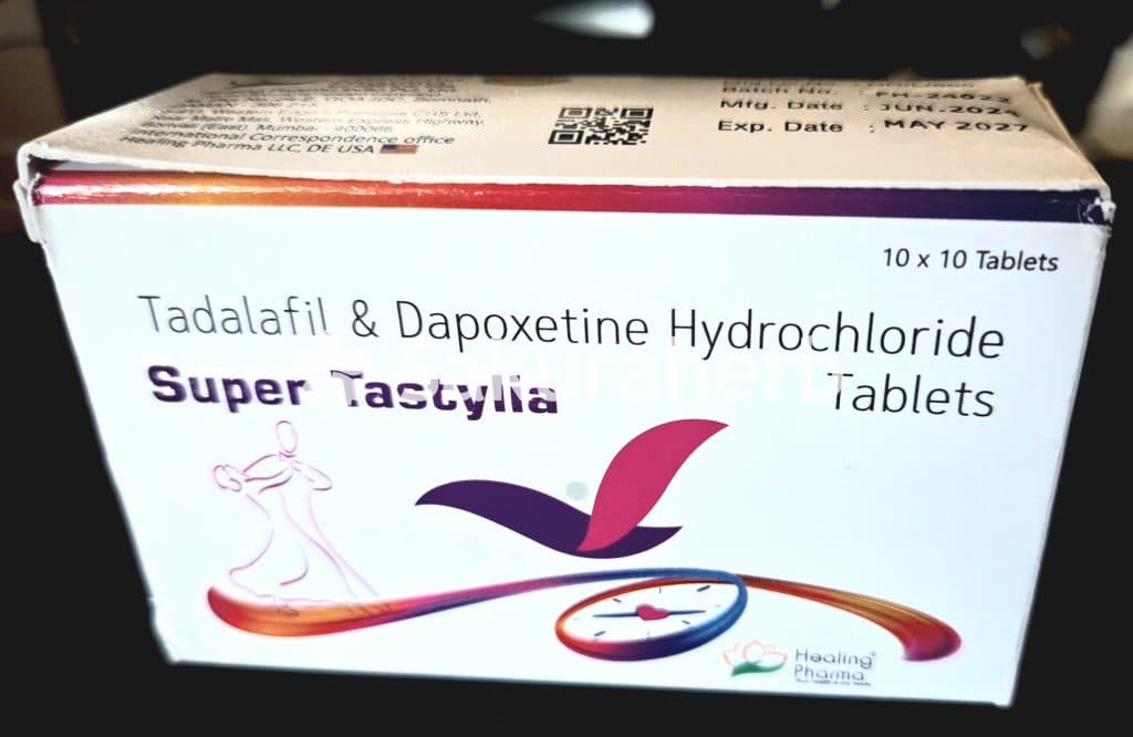 후기 - 슈퍼타스틸리아 (타다라필 Tadalafil 20mg +다폭세틴 Dapoxetine 60mg)