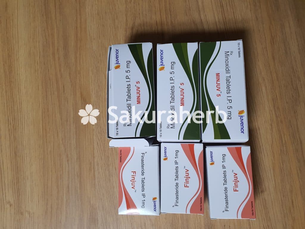 후기 - 핀주브 + 민주브 (피나스테리드 + 미녹시딜 Finasteride + Minoxidil 1mg 5mg)