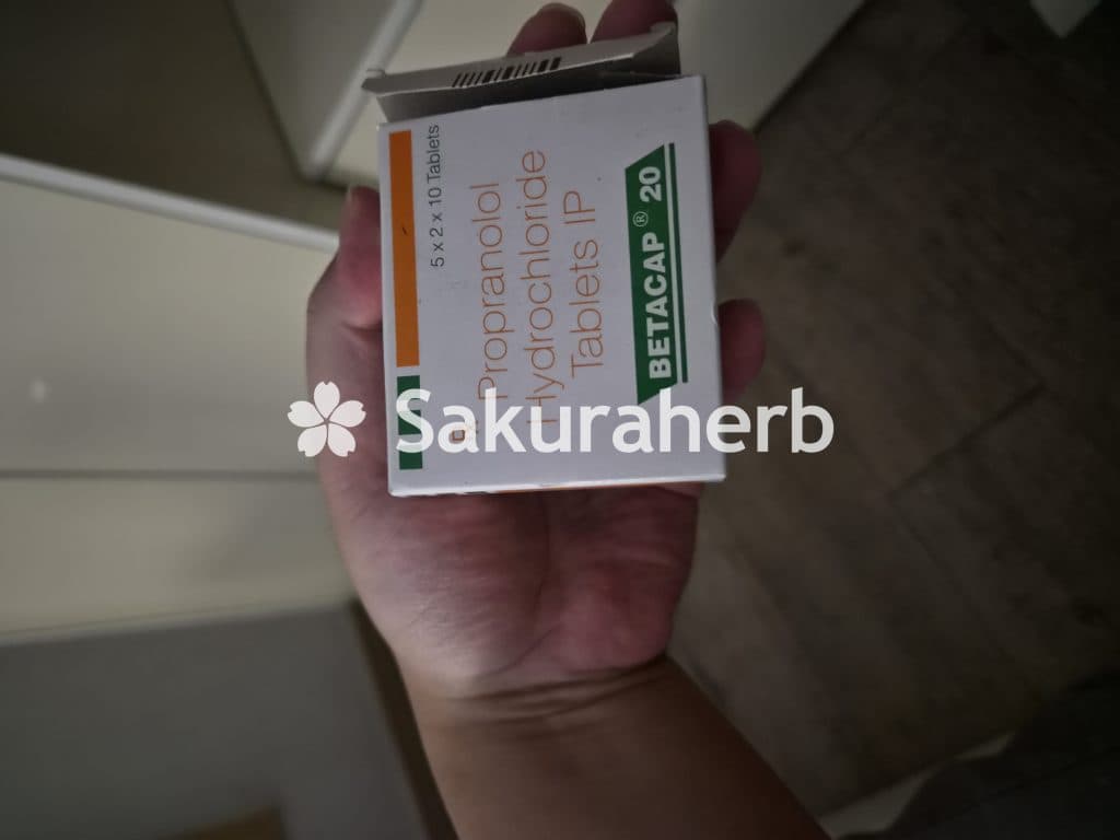 후기 - 베타캡 20 ( 프로프라놀롤 Propranolol 20mg )