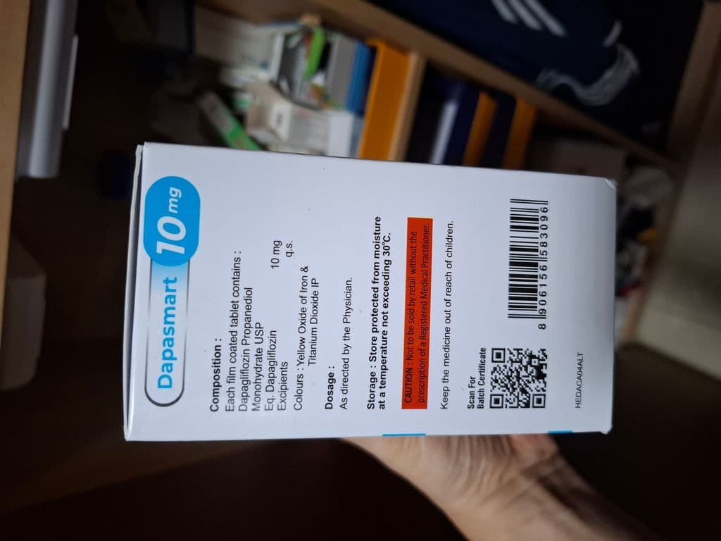 후기 - 다파스마트 10mg (다파글리플로진 Dapagliflozin 10mg) - 400정