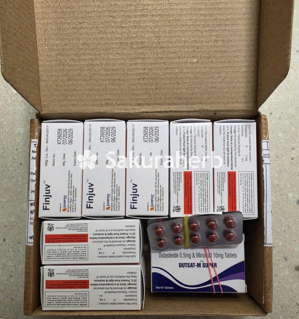 후기 - 핀주브 (피나스테리드 Finasteride 1mg)*1400정은 지인과 함께 구매*