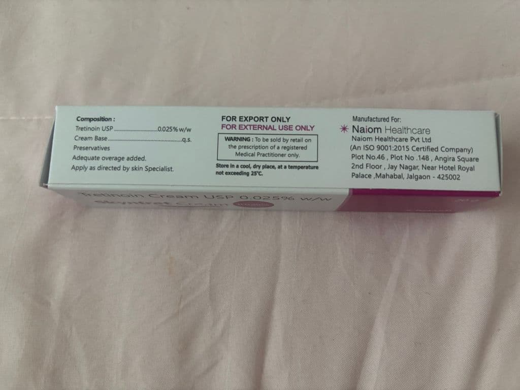 후기 - skyntret 레티노 크림 0.025% 20g (트레티노인 tretinoin 0.025%)