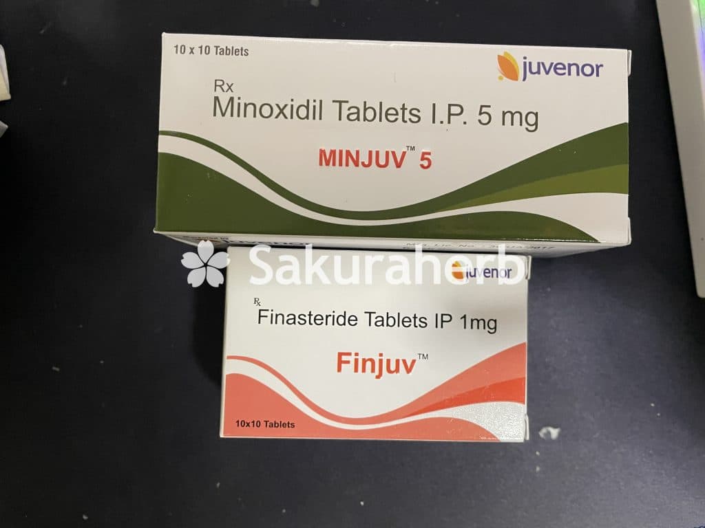 후기 - 핀주브 + 민주브 (피나스테리드 + 미녹시딜 Finasteride + Minoxidil 1mg 5mg)