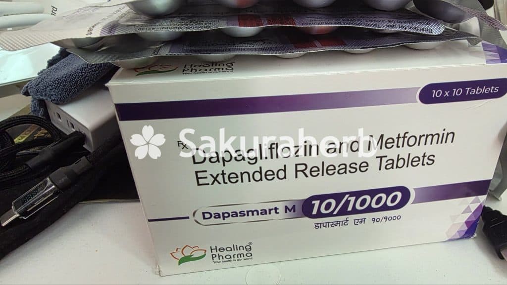 후기 - 다파스마트 M 10/1000 (다파글리플로진 Dapagliflozin 10mg + 메트포르민 Metformin 1000mg)