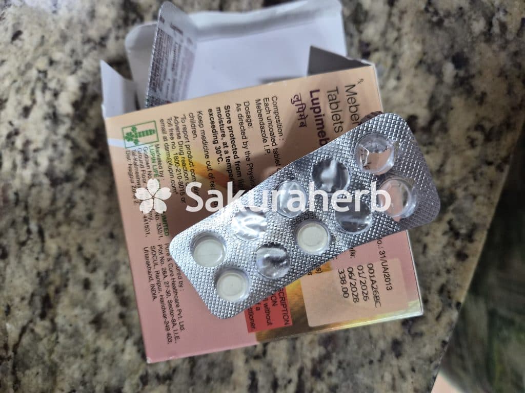 후기 - 루피멥 100 (메벤다졸 Mebendazole 100mg)