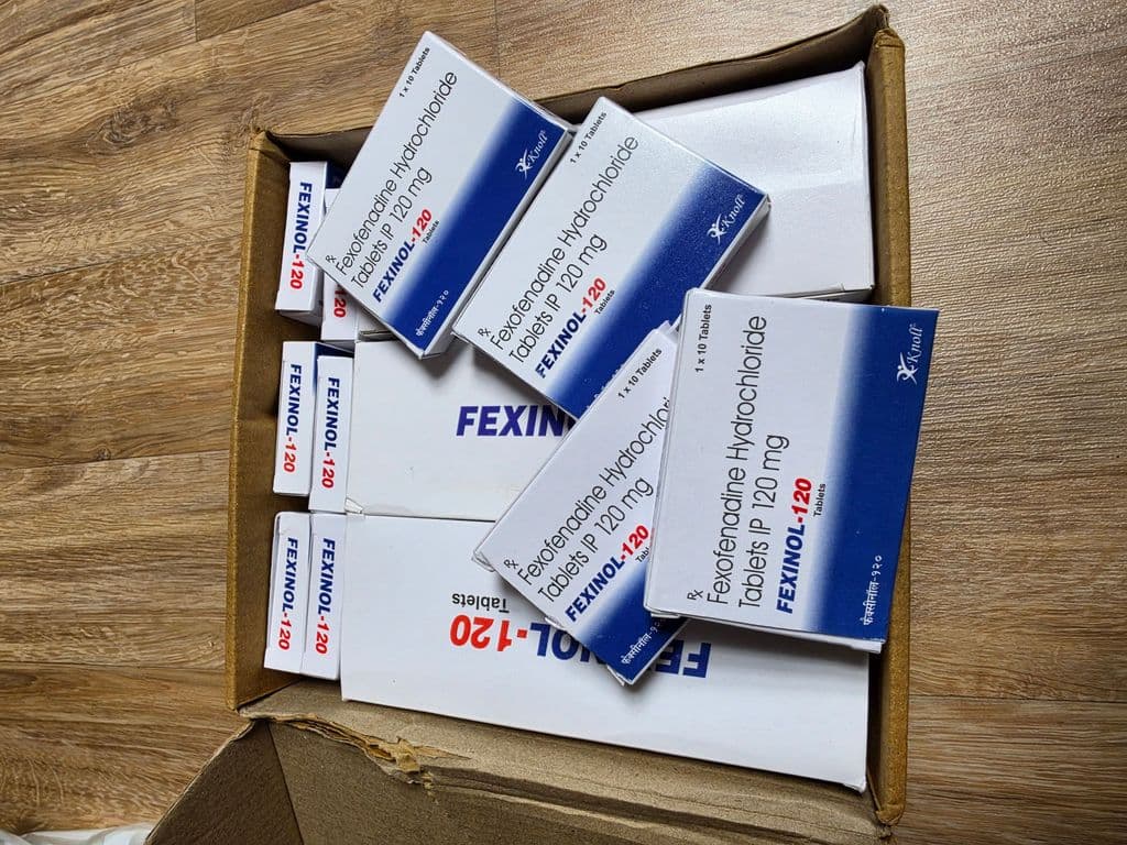 후기 - 펙시놀 120 (펙소페나딘염산염 Fexofenadine 120mg) - 400정