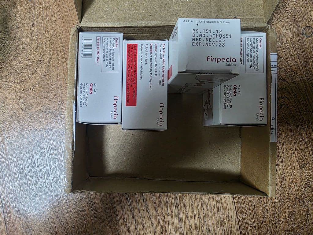 후기 - 핀페시아 150정 패키지 (피나스테리드 Finasteride 1mg) - 600정