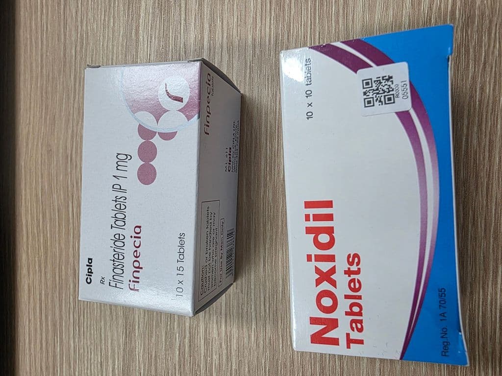 핀페시아 300정 + 녹시딜 300정 (피나스테리드 Finasteride 1mg + 미녹시딜 Minoxidil 5mg)