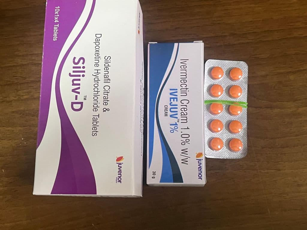 실주브 D (구연산 실데나필 Sildenafil Citrate 100mg + 다폭세틴 Dapoxetine 60mg)