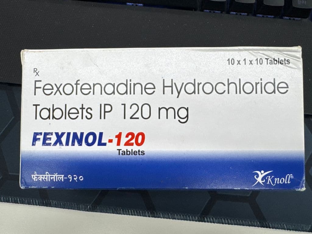 후기 - 펙시놀 120 (펙소페나딘염산염 Fexofenadine 120mg) - 600정