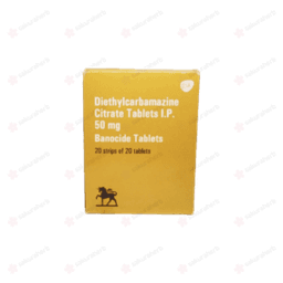 반노시드 테블릿 (구연산디에틸카바마진 Diethylcarbamazine citrate, DEC 50mg) 반노시드 테블릿 (구연산디에틸카바마진 Diethylcarbamazine citrate, DEC 50mg)