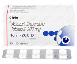 아시버 200 DT (아시클러버 Acyclovir 200mg) 아시버 200 DT (아시클러버 Acyclovir 200mg)