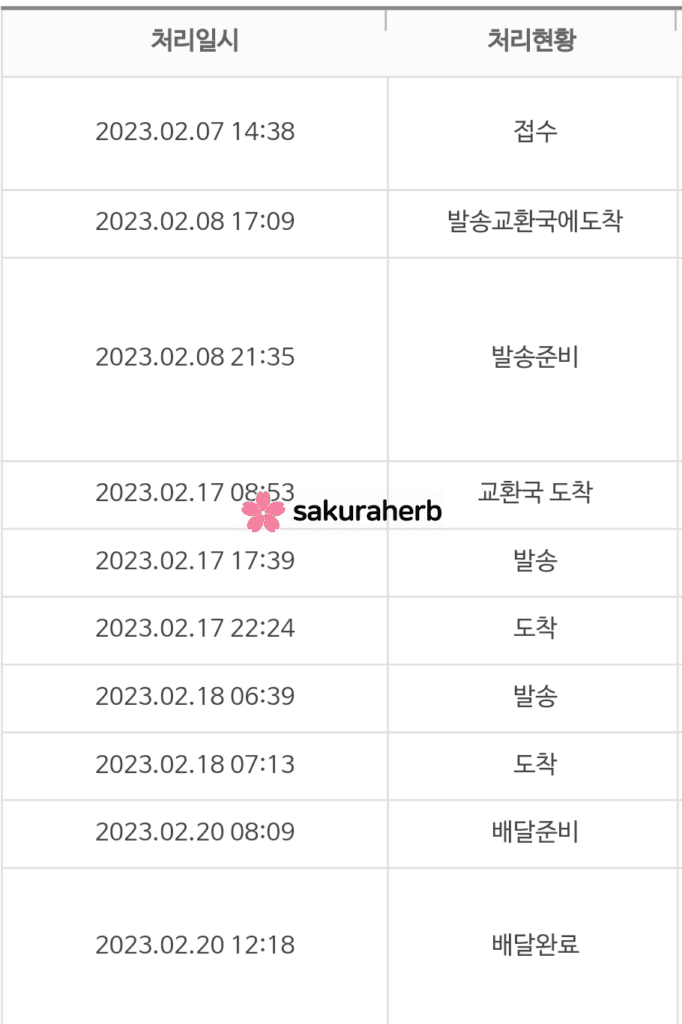 사쿠라허브 첫구매 후기입니다^^