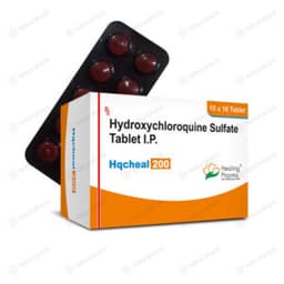 Hqcheal 200 (하이드록시클로로퀸 Hydroxychloroquine 200mg) Hqcheal 200 (하이드록시클로로퀸 Hydroxychloroquine 200mg)